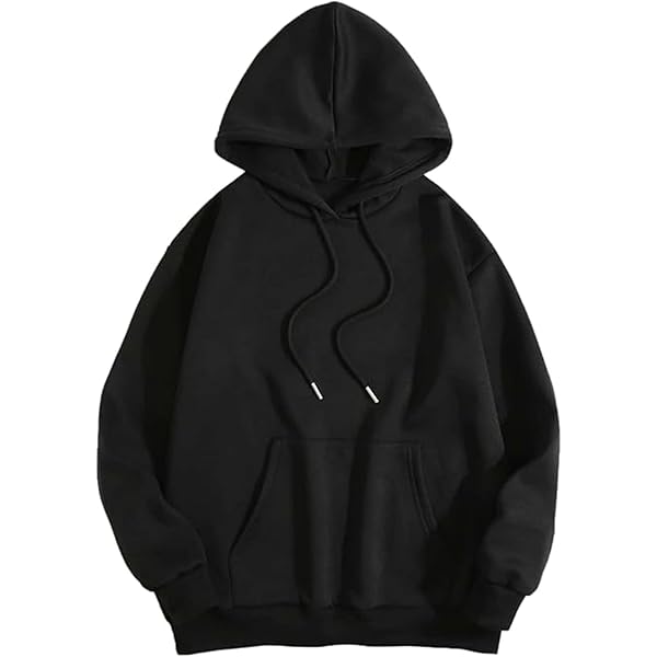 1 Pc Men's Fleece Plain Hoodie