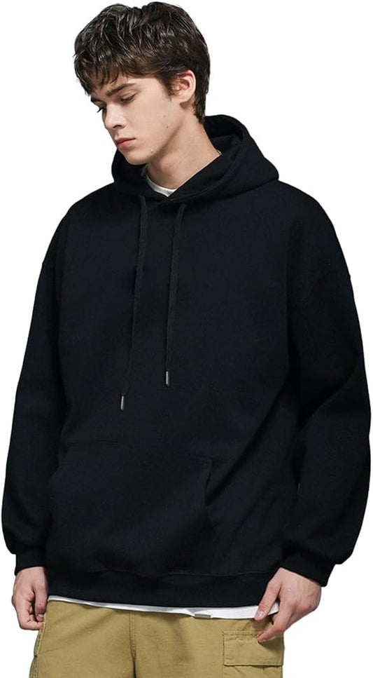 1 Pc Men's Fleece Plain Hoodie