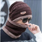 Beanie Wool Cap With Neck Warmer