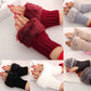 2 Pcs Wool Fur Lined Gloves 1